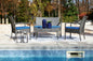 Alina Gray 4-pc Outdoor Patio Set