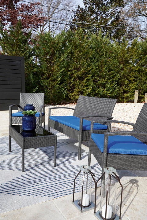 Alina Gray 4-pc Outdoor Patio Set