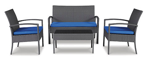 Alina Gray 4-pc Outdoor Patio Set