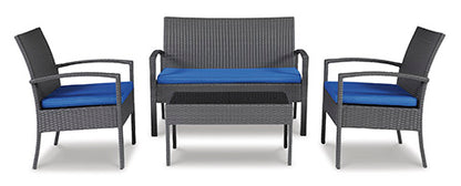 Alina Gray 4-pc Outdoor Patio Set