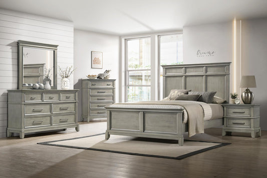 Savannah Light Grey Bedroom Set