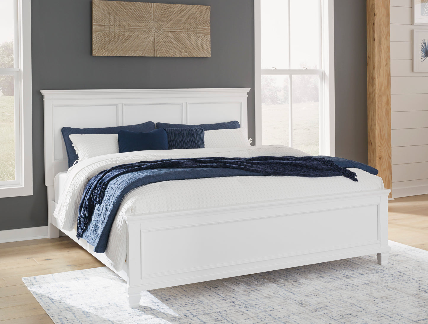 Fortman Pure White Classic Bedroom Set