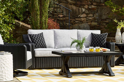 Beachcroft Black Outdoor Sofa Set