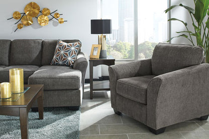 Brise Slate Sofa Chaise