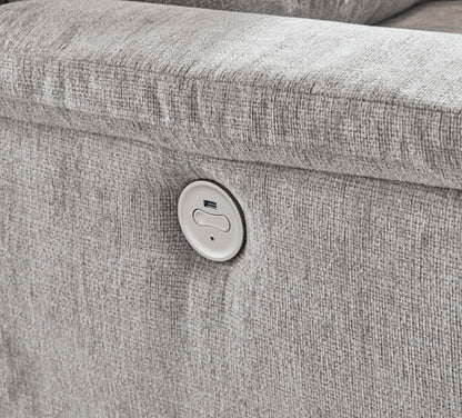 Barnsana Power Reclining Sofa and Loveseat Set