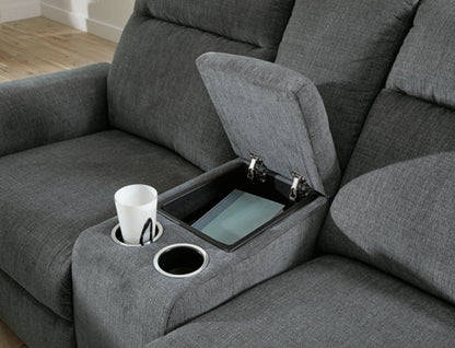 Barnsana Power Reclining Sofa and Loveseat Set
