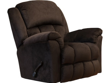 Bingham Chocolate Rocker Recliner with Heat and Massage