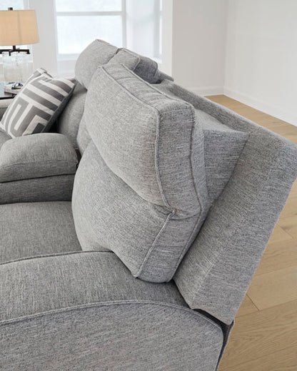 Biscoe Power Reclining Sofa and Loveseat Set