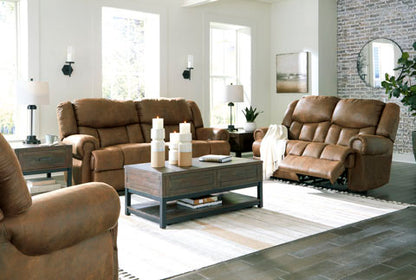 Boothbay Power Reclining Sofa and Loveseat Set