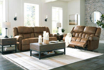 Boothbay Power Reclining Sofa and Loveseat Set
