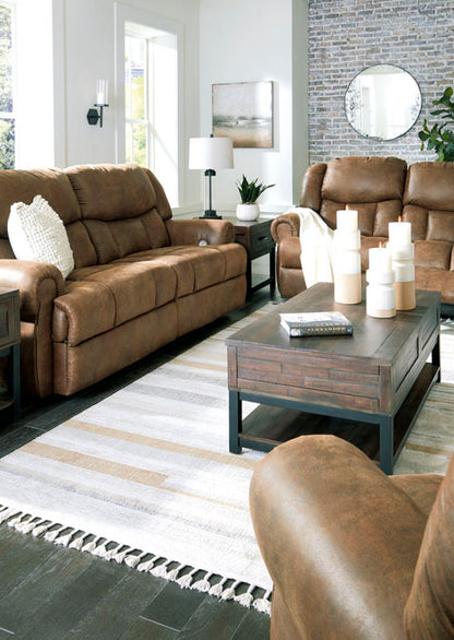 Boothbay Power Reclining Sofa and Loveseat Set