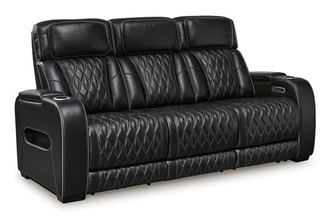 Boyington Black Power Reclining Sofa