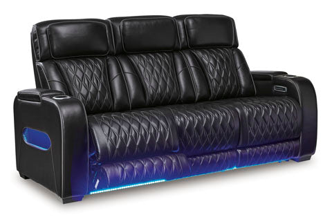 Boyington Black Power Reclining Sofa