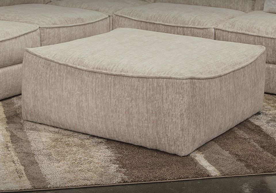 Catnapper Bucktown Parchment Oversized Ottoman