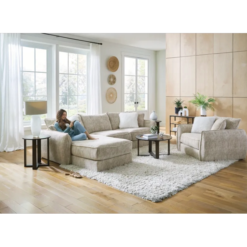 Catnapper Bucktown Parchment 2-pc Sectional