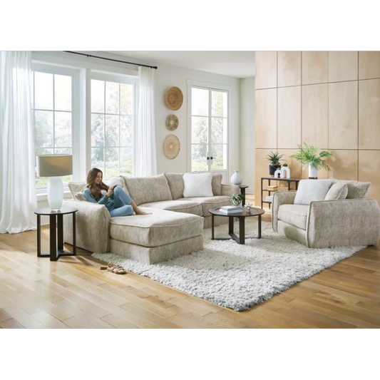 Catnapper Bucktown Parchment 2-pc Sectional