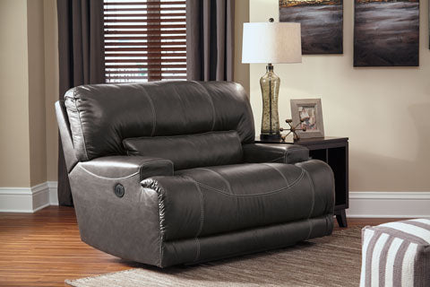 McCaskill Gray Oversized Power Recliner