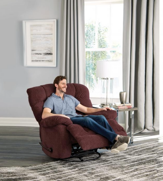 Daly Cobblestone Chaise Swivel Recliner by Catnapper