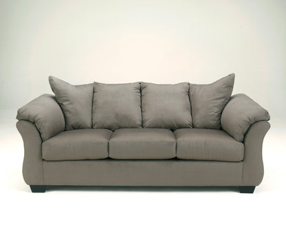 Darcy Cobblestone Sofa and Loveseat Set