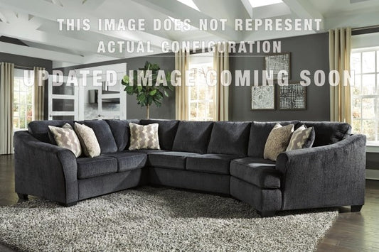 Eltmann 3-Piece Sectional with Chaise & Cuddler