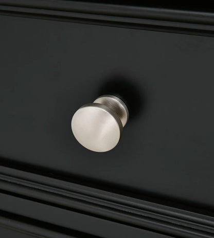 Fortman Pure Black Chest of Drawers
