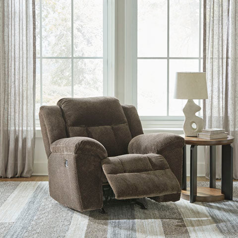 Frohn Chocolate Rocker Recliner