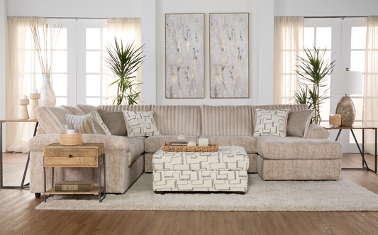 Galactic Parchment 3pc Sectional
