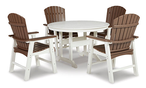 Genesis Bay Brown Mega Tuff 5-pc Outdoor Dining Set