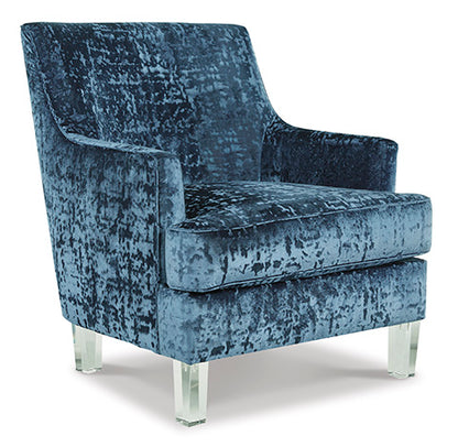 Gloriann Lagoon Blue Accent Chair