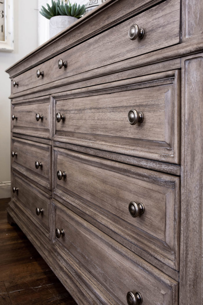 Highland Park Driftwood Bedroom Furniture Package