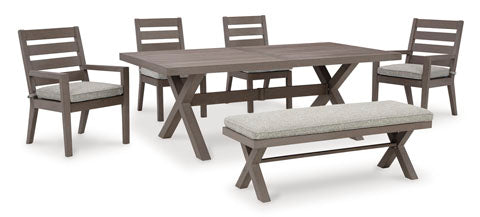 Hillside Barn 6pc Outdoor Dining Set