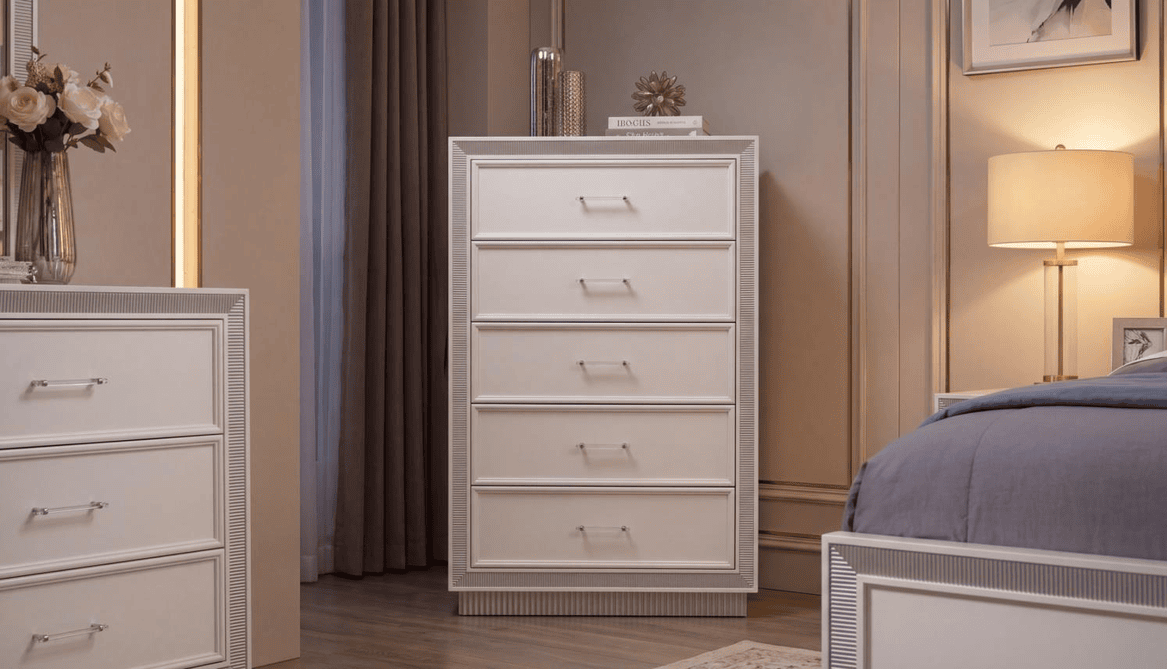 The LOLO Silver Bedroom Set