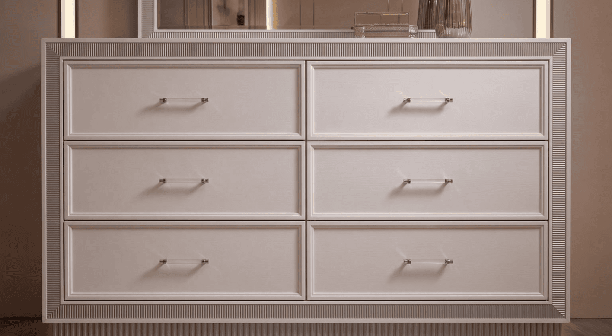 The LOLO Silver Bedroom Dresser