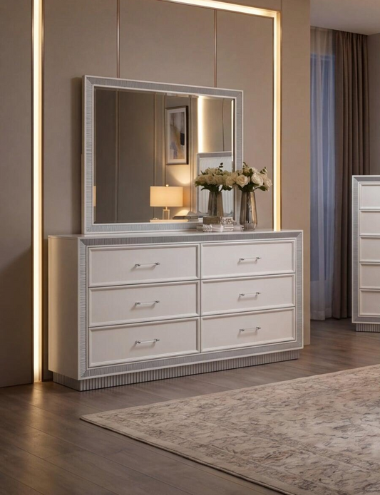 The LOLO Silver Bedroom Dresser