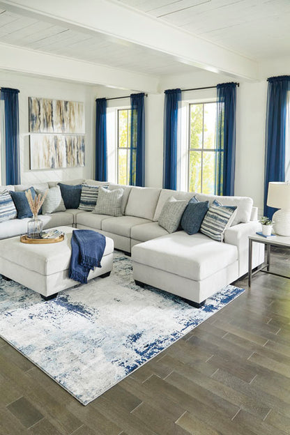 Lowder 4-Piece Sectional with Chaise