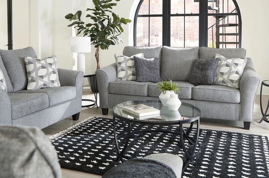 Mathonia Sofa and Loveseat Set