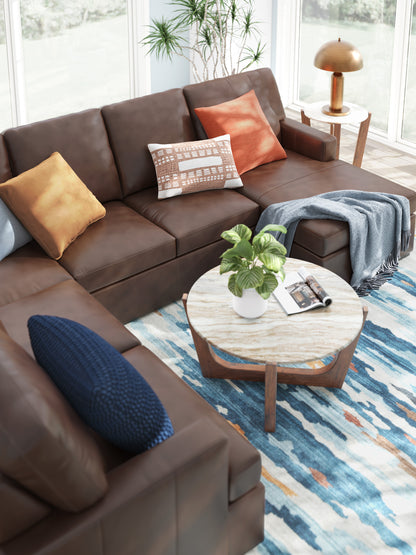 McDowlan Coffee 3-Piece Sectional with Chaise
