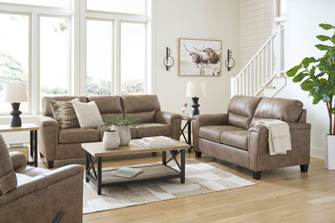 Navi Fossil Sofa and Loveseat Set