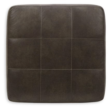 Navi Smoke Oversized Accent Ottoman