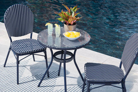 Odyssey Blue 3-PC Outdoor Table and Chairs