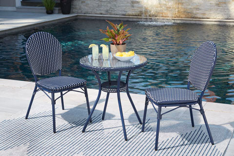 Odyssey Blue 3-PC Outdoor Table and Chairs