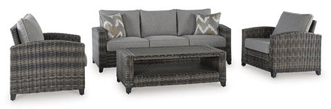 Oasis Court 4-pc Outdoor Sofa Set