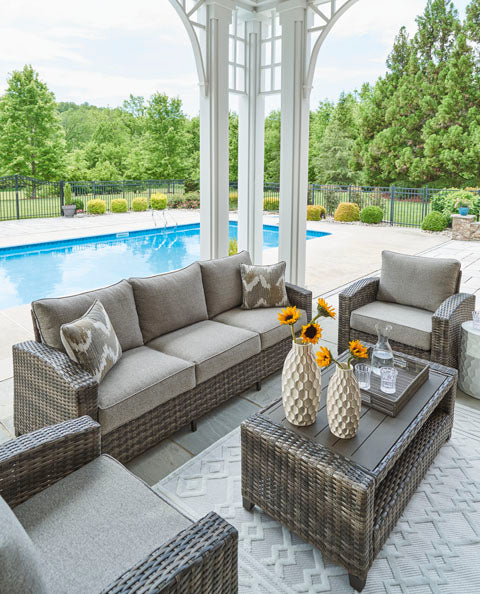 Oasis Court 4-pc Outdoor Sofa Set