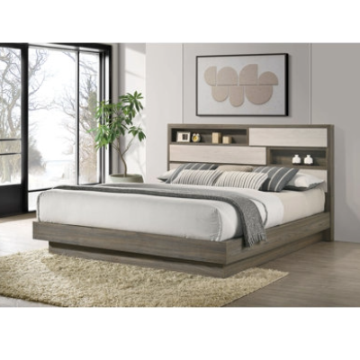 Palmer Two-Tone Panel Bedframe