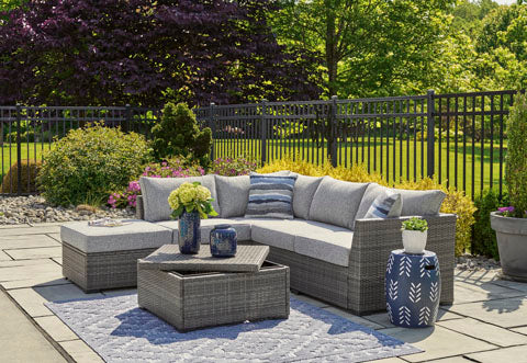 Petal Road Outdoor Loveseat Sectional Set