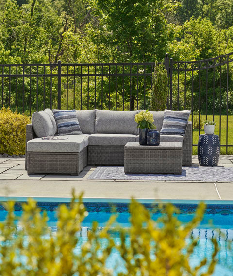 Petal Road Outdoor Loveseat Sectional Set