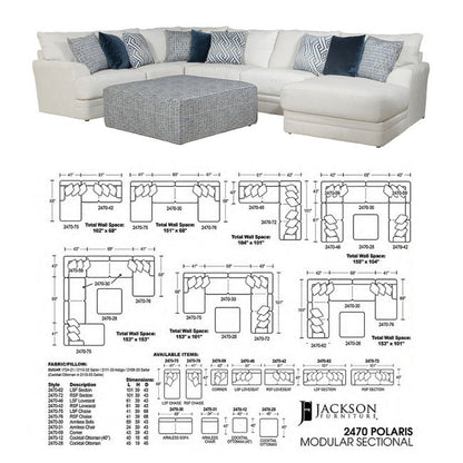 Polaris Sugar 2pc Modular Sectional
