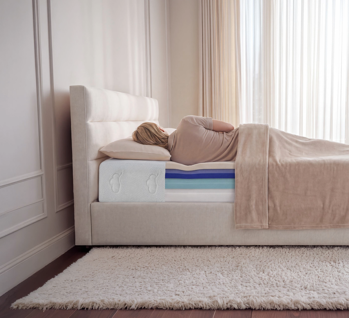 Puffy Cloud Memory Foam Mattress