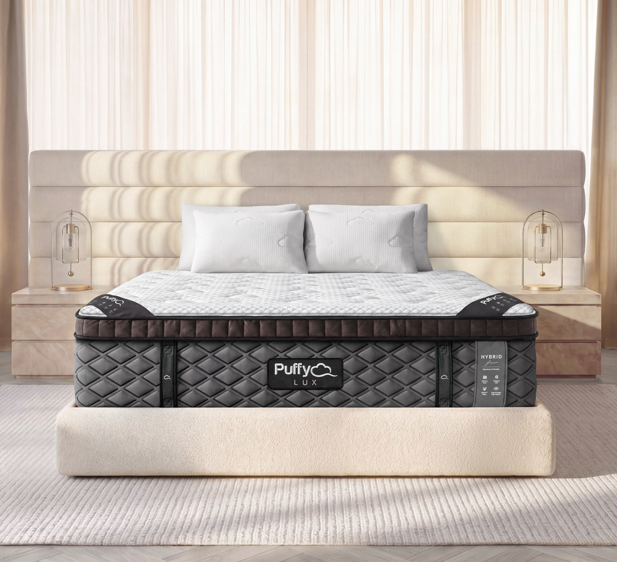 Puffy Lux Hybrid 12" Twin Mattress