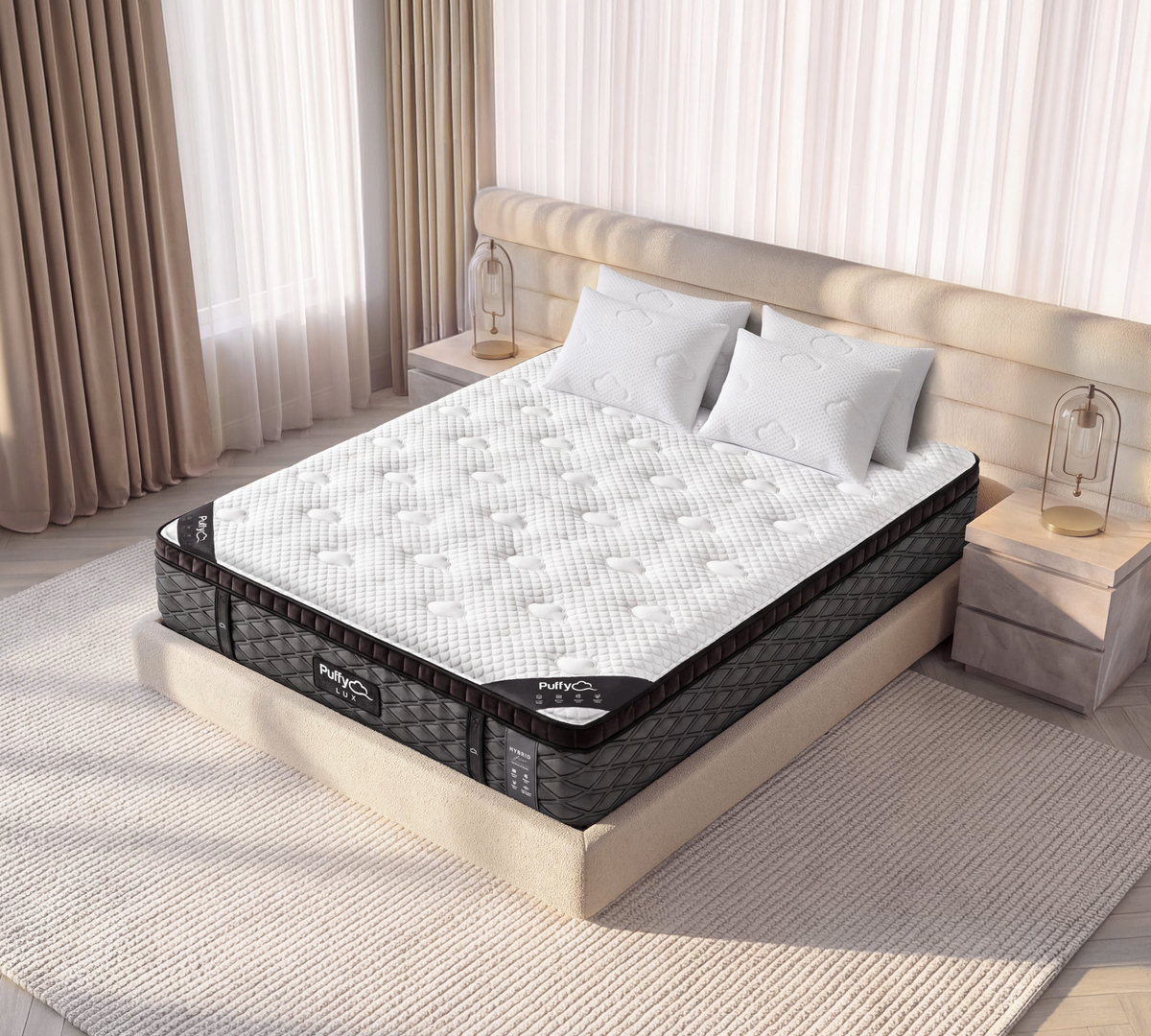 Puffy Lux Hybrid 12" Twin Mattress